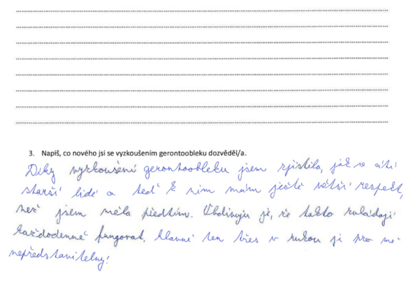Gerontooblek na Gymnáziu Thomase Manna