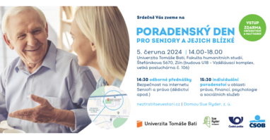 Zlín: Poradenský den pro seniory a jejich blízké (5. 6. 2024)