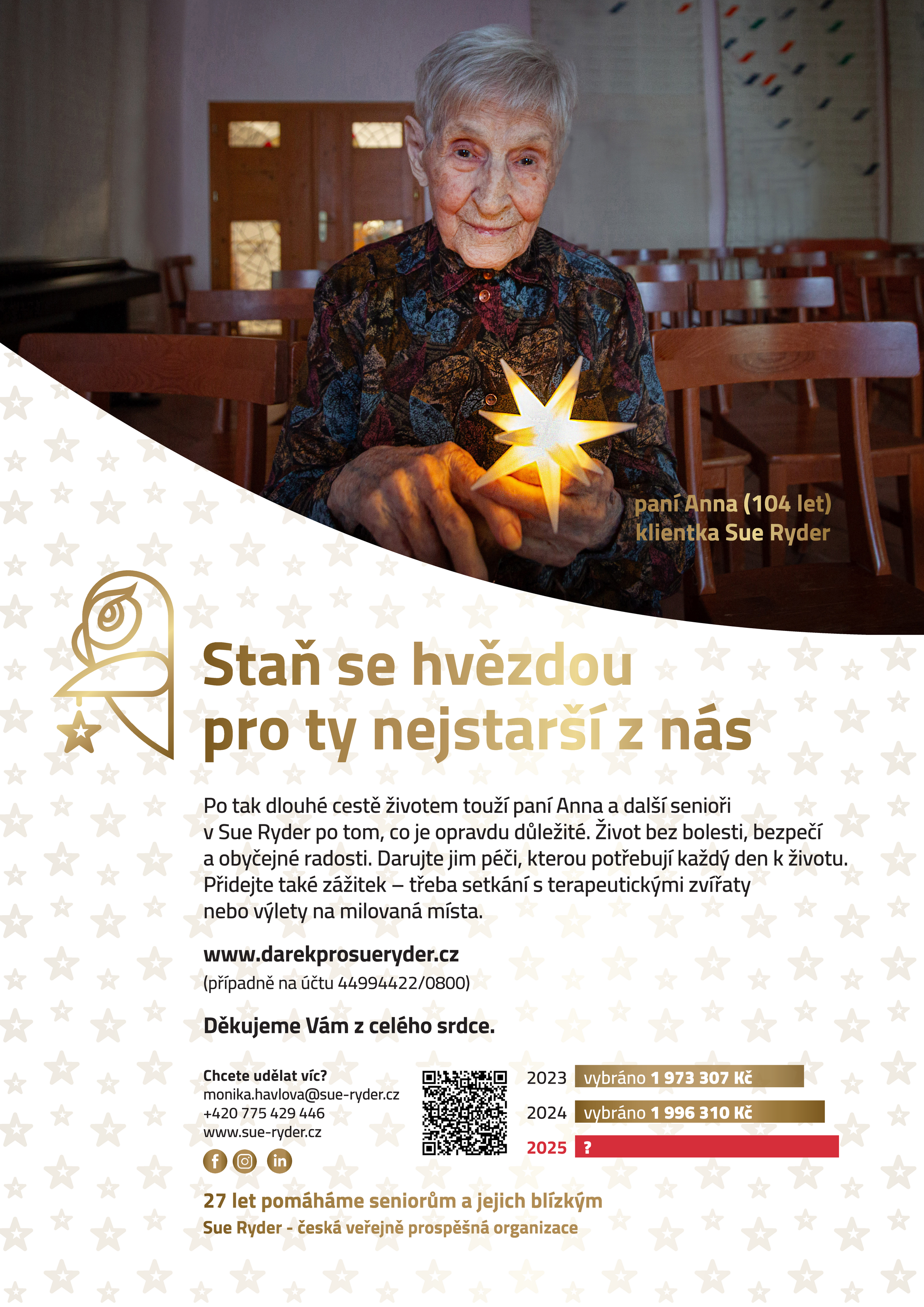 Vánoční sbírka Sue Ryder plakát elektronická verze